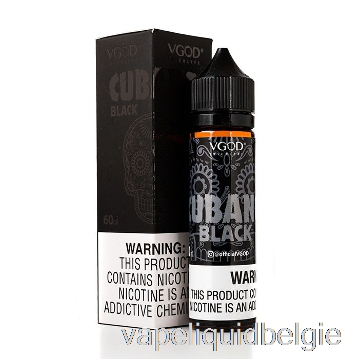 Vape Vloeistof Cubano Zwart - Vgod E-vloeistof - 60ml 6mg